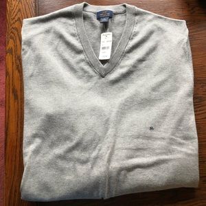 Brooks Brothers V neck sweater NWT